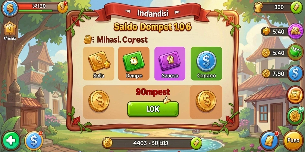 Screenshot menampilkan karakter utama dalam aksi di level yang seru.