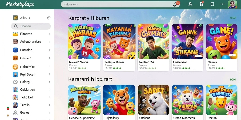 Tampilan antarmuka yang menarik dan mudah dipahami.