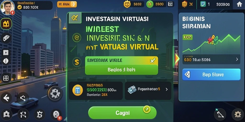 Tampilan utama game yang menarik dengan banyak pilihan slot.