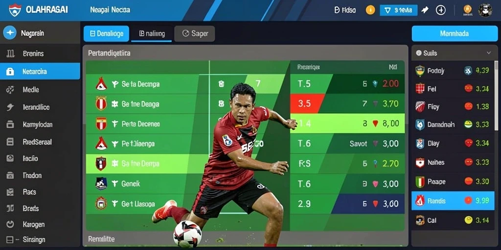 Screenshot dari mode permainan yang menarik.