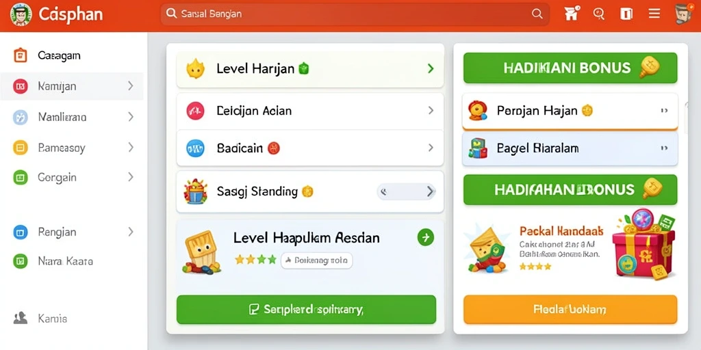 Tampilan antarmuka yang menarik dan user-friendly.