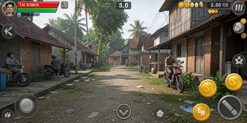 Tampilan grafis yang memukau dan penuh warna.